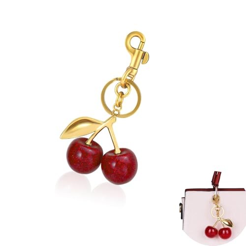 Porte clés cerise clef - porte,