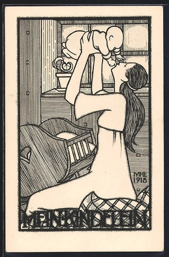 Carte postale artiste marga - carte,