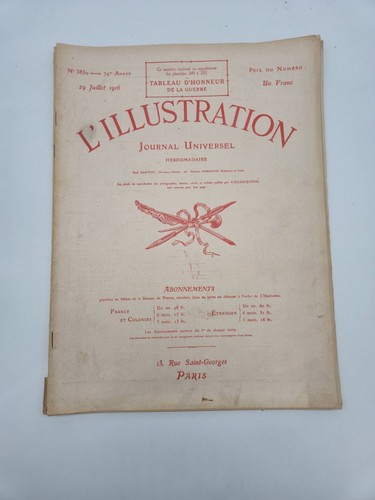 Illustration juillet 1916 - juillet,