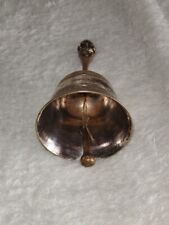 ancienne Cloche de temple, de table en métal argenté