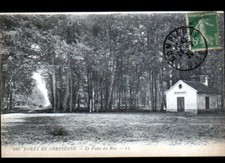 FORET de COMPIEGNE (60) RELAIS de CHASSE / HUTTE du PUITS du ROI en 1920
