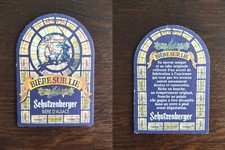 Rare sous bock Bière sur Lie