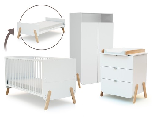 Lit bébé évolutif commode - lit,