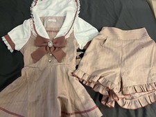 Lizlisa Top Dress Shorts Set Kawaii Lolita Jirai Kei