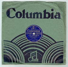 78T 25cm Tino ROSSI Disque LA BELLE, OUVREZ-MOI - J'AI 2 CHANSONS - COLUMBIA 205