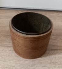 Ancienne Faisselle à Fromage Tripode et son Cerclage en Bois