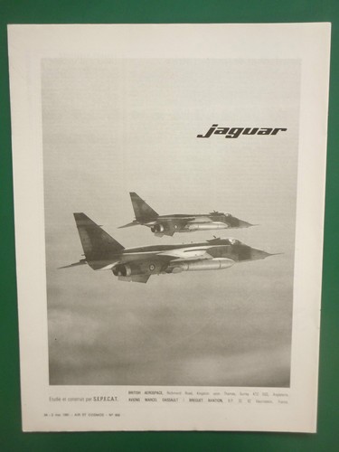 1980 pub sepecat dassault - sepecat,