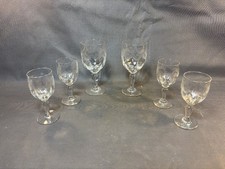 Lot de 6 anciens verres à