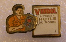 PIN'S VEEDOL MOTOR OIL PREMIERE HUILE DU MONDE OIL & GAS vintage pin