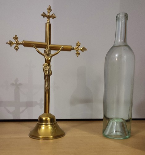 Crucifix sur socle croix - crucifix,