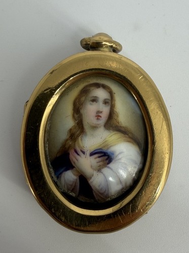 Reliquaire ancien vierge - ancien, marie