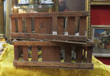 2 anciennes caisses de fruits en bois super déco a lattes  cageot  panier