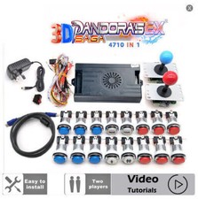 2 Player 4710 in 1 Pandora Saga Box Kit DIY Arcade Machine Home Cabinet kit