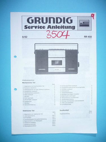 Service manuelle pour grundig - manuelle,