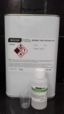 5 kg Résine polyester Ortho pré-accèlérée  + 100gr catalyseur et doseur