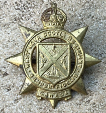 Cap Badge Canada "West Nova Scotia Regiment" WW2