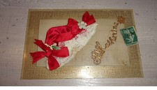 Fantaisies - n°74714 - Ste Catherine - Bonnet Rouge - Carte celluloïd