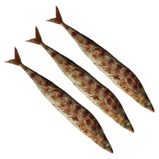  3 Pcs Ornements De Poisson Grillé Simulés Modèles Alimentaires Jouets