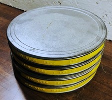 PATHÉ-BABY 9,5  L'ENFANT ROI (JEAN KEMN 1922) 4 BOB. MÉTAL NOIR + 4 BOITES MÉTAL