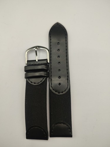 Bracelet nato nylon - 20mm, noir