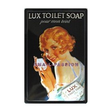 Plaque métal publicitaire