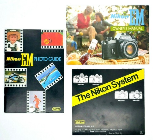 Nikon owner manual - nikon, em