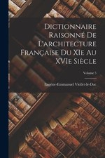 Viollet-Le-Duc  Dictionnaire
