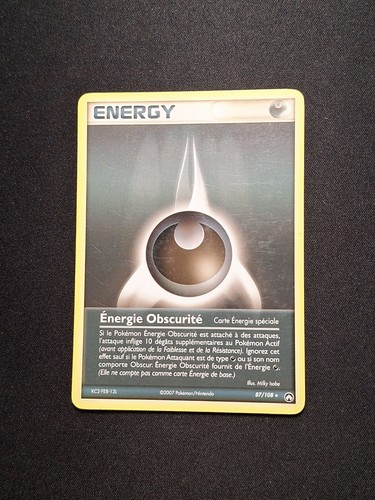 Energie obscurité 108 ex - obscurité, 87/108
