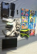 Console Nintendo Wii U 32 GO Noir+Game pad+1manettz+7jeux Testé Et Fonctionnelle