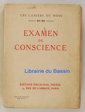 Examen de conscience 1926 EO