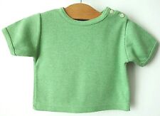 T-shirt vert Gina Diwan garçon 1 an 100% coton porté 2 fois état NEUF