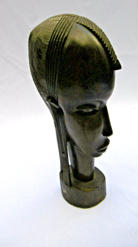 Sculpture tete africaine - sculpture,
