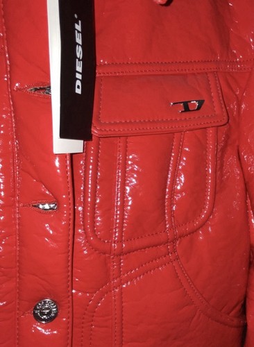 Diesel veste vinyle rouge - veste,