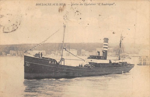 Cpa boulogne sur - sur, mer
