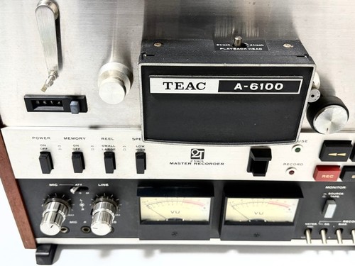 Teac 6100 open reel deck - open,