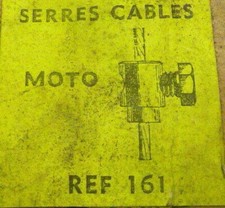 NOS 1 ancien stock Serre câble de frein  velo cyclo moto vintage 11x8 mm