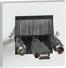 Knightsbridge NETBRUSH2G 2G Style Boîte aux Lettres Plaque Visage Brosse Plaque