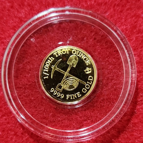 100 9999 fine gold round - oz,