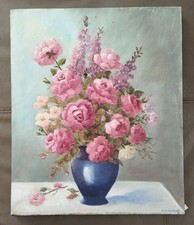 Tableau huile sur toile - huile,