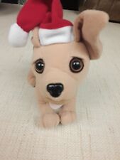 Vintage Applause Yo Quiero Taco Bell Chihuahua Dog 6” Christmas Hat Plush Animal