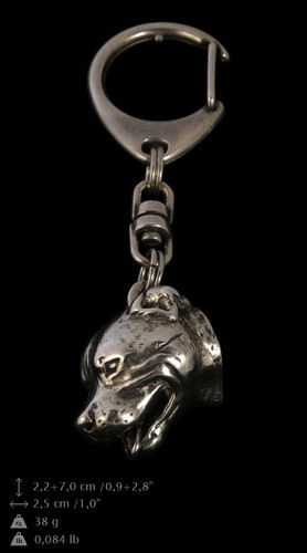 Staffy porte clés couvert - 3d,, porte-clés