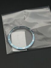 Lunette de montre Yema bleu anodisée vintage NOS stock ancien horloger