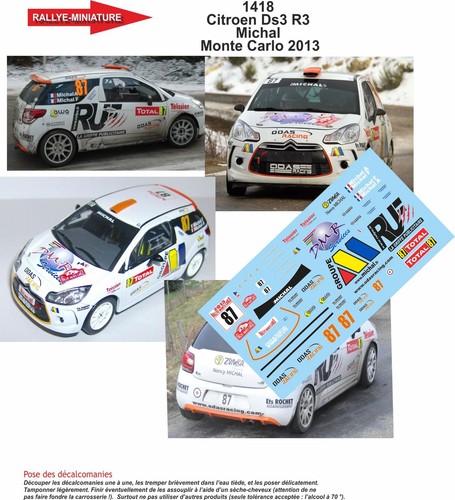 Decals ref 1418 - ref, citroen