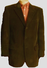 N° 94:  VESTE  blazer HOMME velours côtelé 100 % coton t 50 marron foncé NEUF