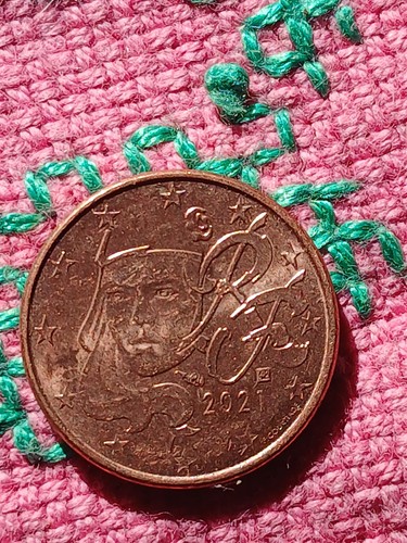 France pièce euro - , centime