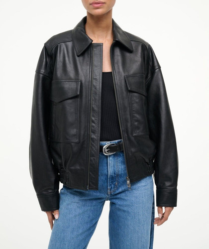 Blouson bomber oversize femme