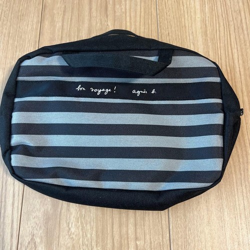Agnes black gray striped - b.,
