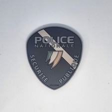 Rondache Police en deuil basse visibilité PVC 