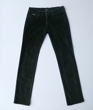 Jeans Calvin Klein vert foncé velour  W30 L34