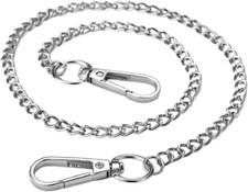 Chaîne De Pantalon 53 Cm, Chaîne Portefeuille Hip Hop Punk En Métal Et Porte-Clé